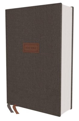 NIV Grace and Truth Study Bible, Comfort Print--hardcover cloth over board, gray