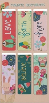 1220000137233 Set of 6 Faith Encouragements Faith Hope Love Believe Vintage Retro Birds/Floral