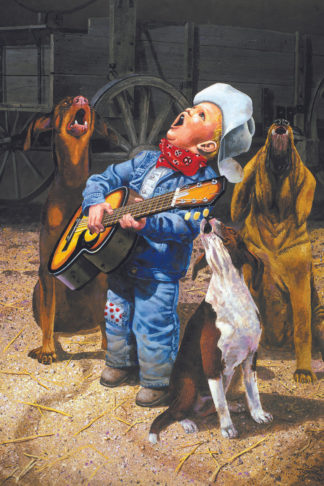 Singing Cowboy - 500pc Jigsaw Puzzle By Sunsout