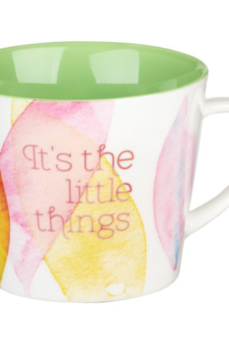 It's the Little Things Citrus Leaves Ceramic Coffee Mug