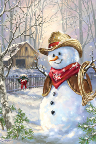 Snow Cowboy - 300pc Large Format Jigsaw Puzzle by SunsOut