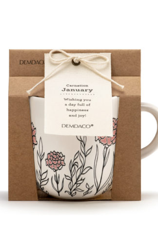 January Birth Flower Mug - Demdaco