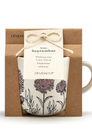 September Birth Flower Mug - Demdaco