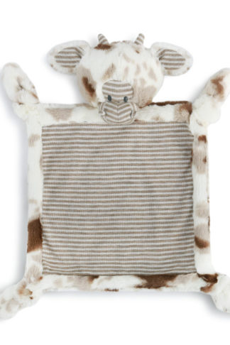 Barnyard Cow Blankie- Demdaco