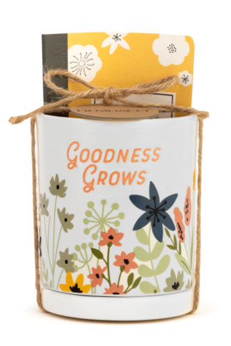 Demdaco Goodness Grows Planter with Journal Gift Set