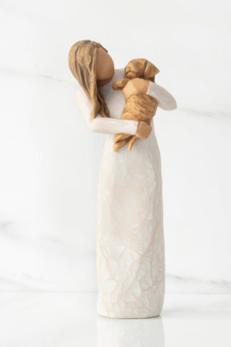 Adorable You (Golden Dog) Willow Tree - Susan Lordi