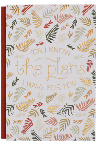 The Plans Fall Leaf Quarter-bound Journal - Jeremiah 29:11