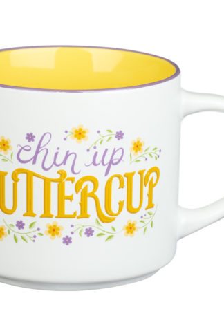 Chin Up Buttercup Ceramic Coffee Mug