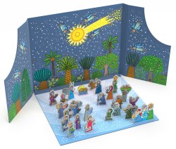 9781506448596 Birth Of Jesus Advent Calendar And Nativity Scene