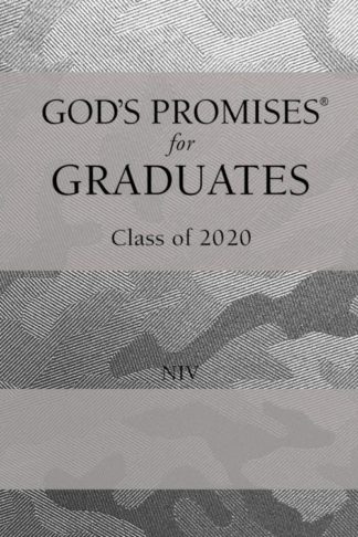9781400215515 Gods Promises For Graduates Class Of 2020 Silver Camouflage NIV