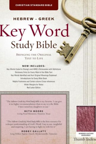 9781617155239 Hebrew Greek Key Word Study Bible