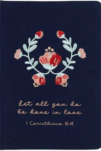 0195002325784 1 Corinthians 16:14 Embroidered Journal