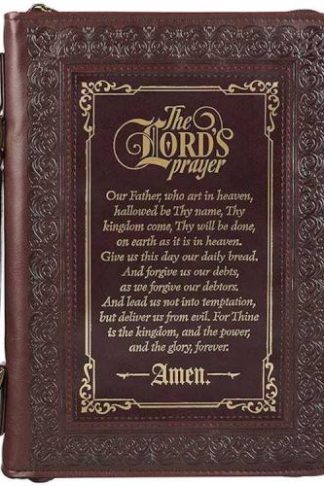 1220000321434 Classic Bible & Book Cover for Men & Women: The Lord's Prayer - Matthew 6:9-13 S