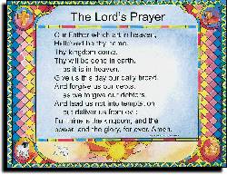 9780965508216 Lords Prayer Debts Wall Chart
