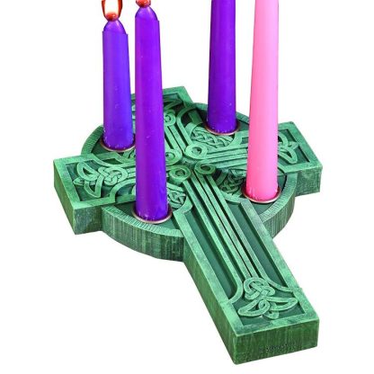 095177575093 Celtic Cross Advent Candholder