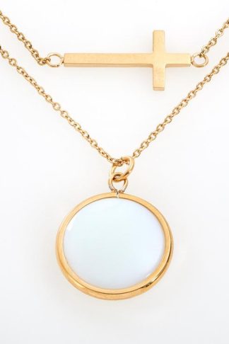 1220000131293 Double Strand Cross And Moonstone