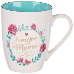 1220000137462 La Mejor Mama The Best Mom (Spanish) Ceramic Coffee/Tea Mug for Mothers - White/