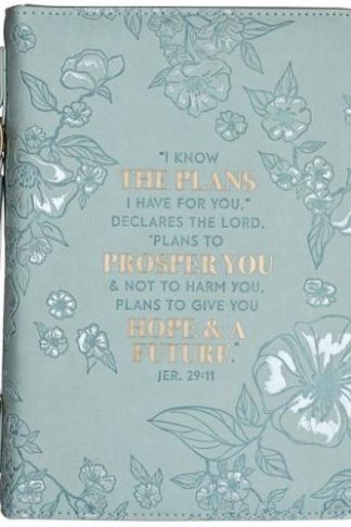 1220000139077 Faux Leather Fashion Bible Cover: I Know The Plans I Have for You - Jeremiah 29:
