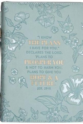 1220000139084 Faux Leather Fashion Bible Cover: I Know The Plans I Have for You - Jeremiah 29: