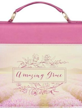 1220000139138 Fashion Bible Cover Amazing Grace Scenic Faux Leather