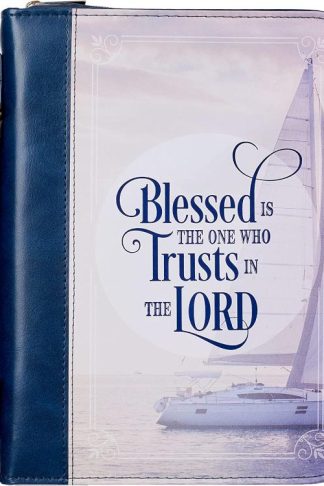 1220000321236 Classic Premium Vegan Leather Inspirational Bible Cover for Men & Women: Blessed