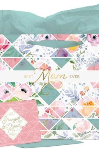 1220000321939 Large Landscape Gift Bag for Women w/Scripture Greeting Card & Tissue Paper Set: