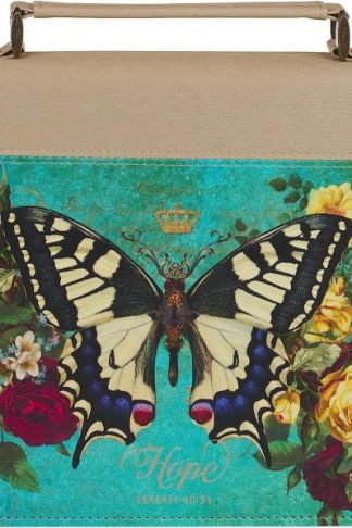 1220000322660 Vegan Leather Fashion Bible Cover Carry Case for Women: Hope - Isa. 40:31 Inspir
