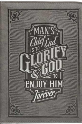 1220000324725 Classic Debossed Vegan Leather Bible Cover for Men & Women: Glorify God Inspirat