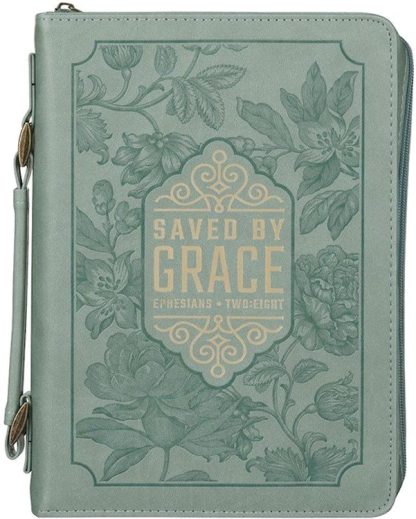 1220000324794 Classic Debossed Vegan Leather Bible Cover for Men & Women: Glorify God Inspirat