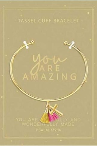 195002119659 You Are Amazing Tassel Cuff (Bracelet/Wristband)