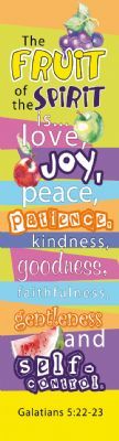 6006937092112 Fruit of the Spirit Sunday School/Teacher Bookmark Set - Galatians 5:22-23  Book