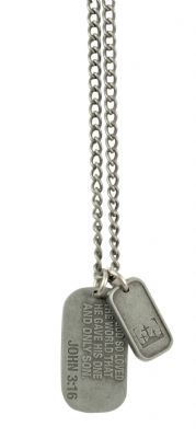 6006937107861 John 3:16 Dog Tag