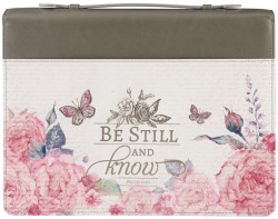 6006937149854 Women's Fashion Bible Cover Be Still And Know Psalm 46:10