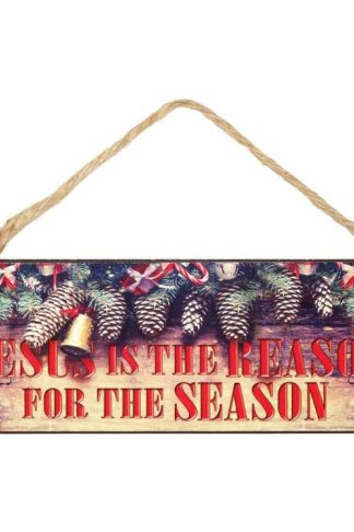 603799328333 Jesus Is The Reason Jute Hanger