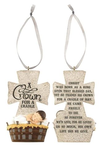 603799408073 Crown For A Cradle Resin (Ornament)