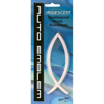 603799575423 Iridescent Ichthus Auto Emblem