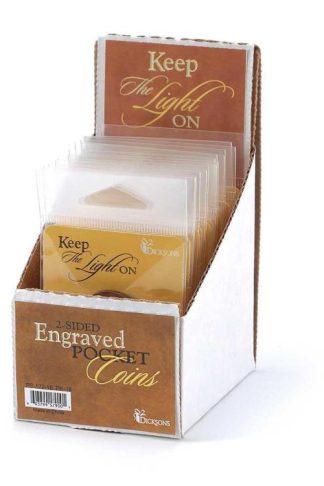 603799579001 Keep The Light On Pocket Stone