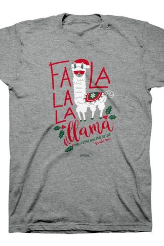 612978541937 Christmas Llama (Medium T-Shirt)
