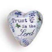 638713430441 Trust In The Lord Art Heart Token