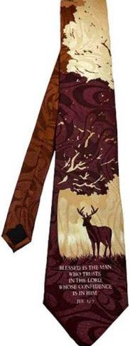 788200814916 Jeremiah 17:7 Deer Tie