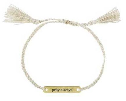 886083519925 Pray Always Joy In A Jar (Bracelet/Wristband)