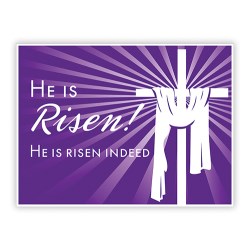 886083635908 He Is Risen Yard Sign