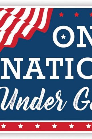 886083896194 One Nation Under God Yard Sign