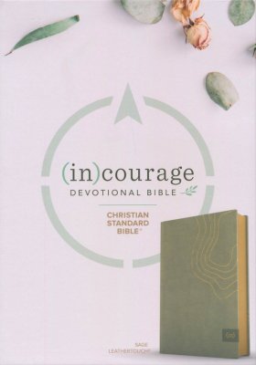 (in)courage Devotional Bible, CSB [Sage LeatherTouch]