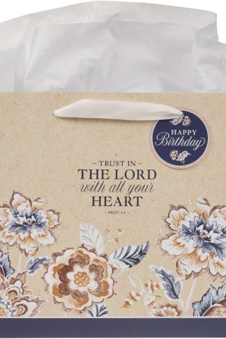 1220000324008 Large Landscape Inspirational Scripture Birthday Gift Bag