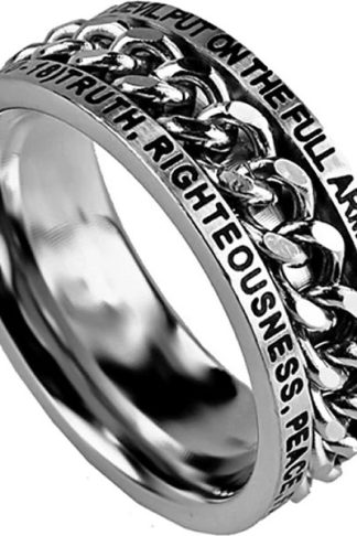109114413109 Chain His Strength (Size 10 Ring)