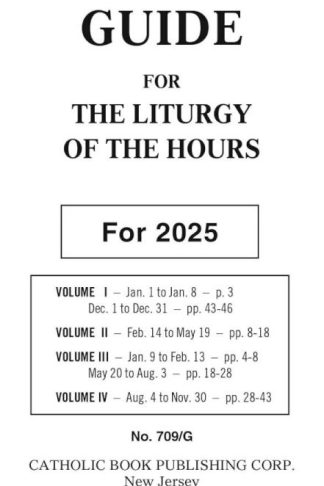 9781958237519 Saint Joseph Guide For The Liturgy Of The Hours For 2025 (Large Type)