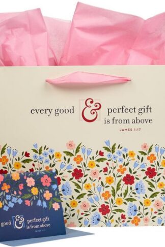 1220000138377 Women's Landscape Gift Bag Set w/Card: Every Good Gift - James 1:17
