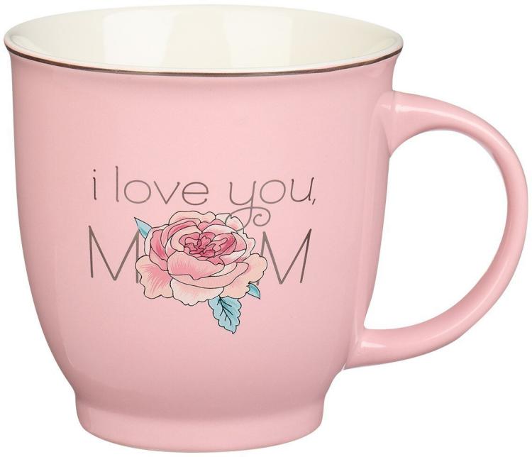 1220000320895 Large Ceramic Scripture Coffee & Tea Mug for Women: I Love You Mom - Prov. 3:15