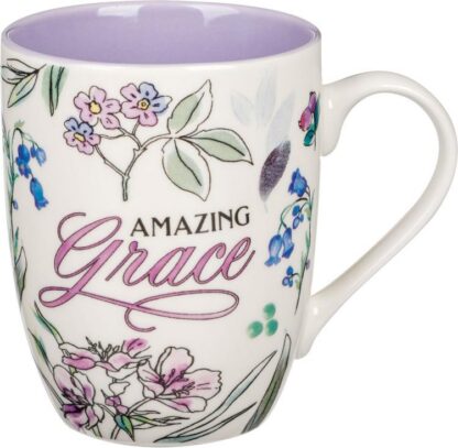 1220000323704 Inspirational Ceramic Coffee & Tea Mug for Women: Amazing Grace